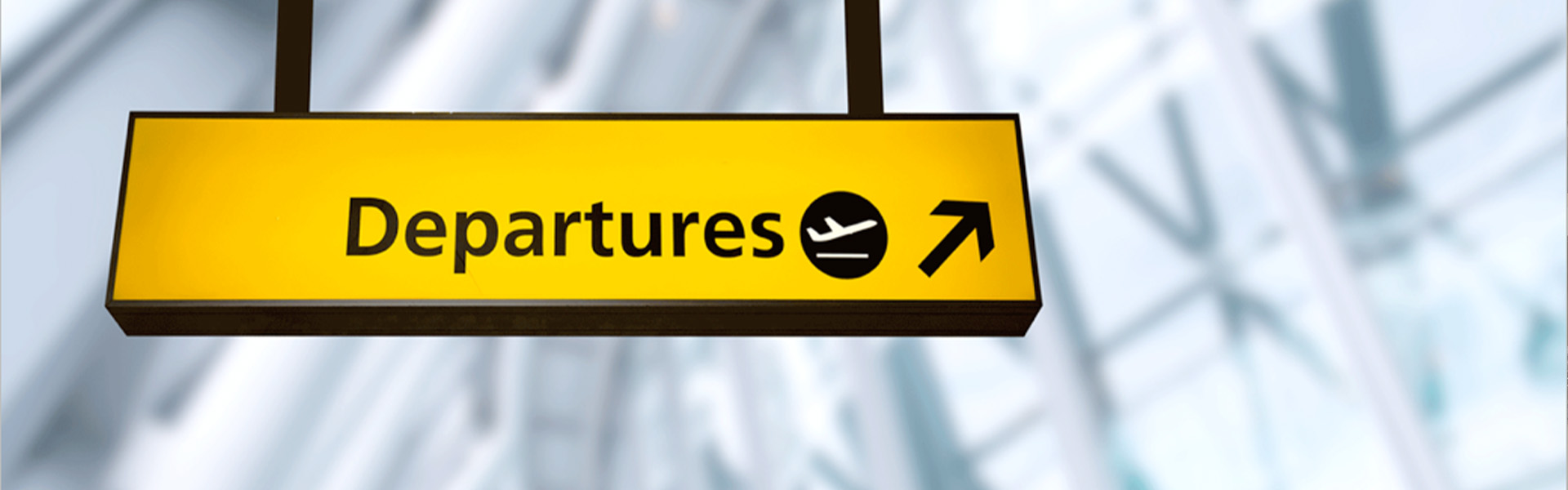 This stretched bar display is used for navigation in shopping malls