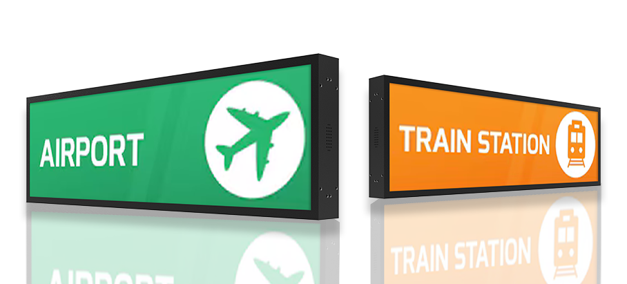 Double-Sided stretch Display can be used for navigation