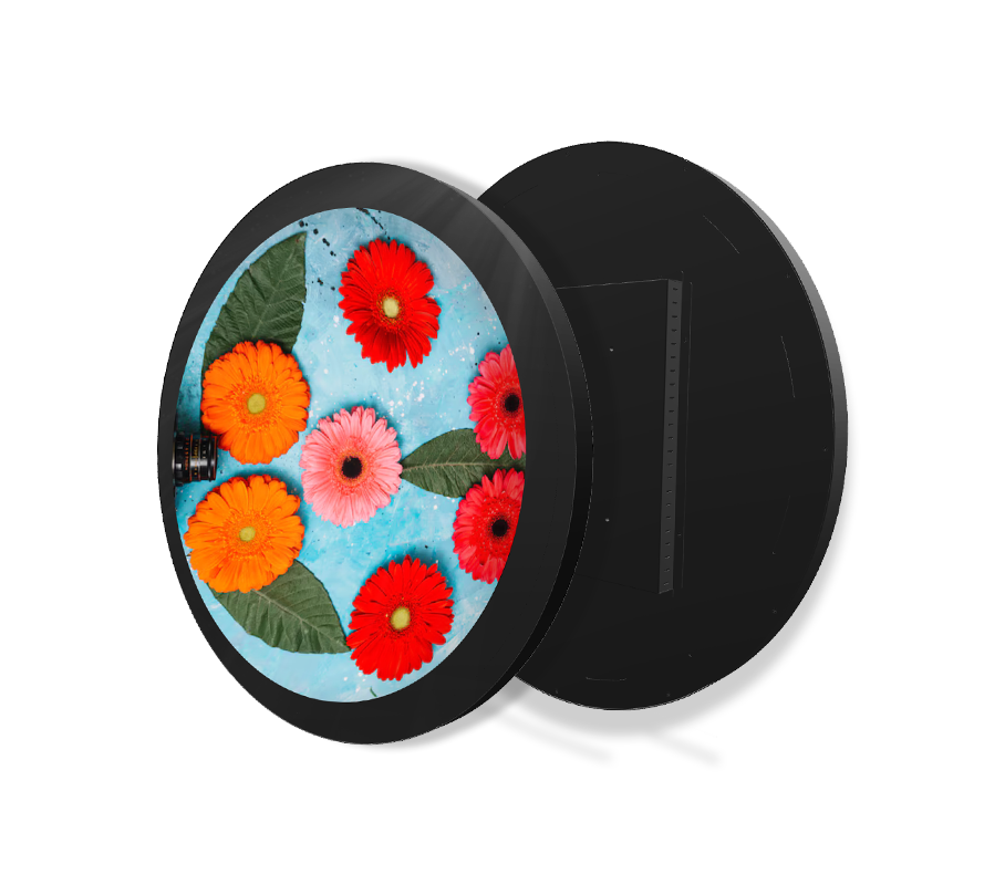 Product image of round LCD display