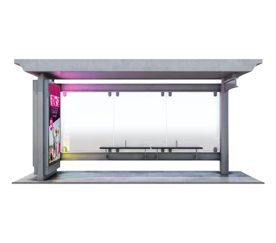 Preview image of bus shelter digital signage