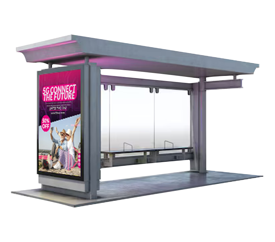 Preview image of bus shelter digital signage
