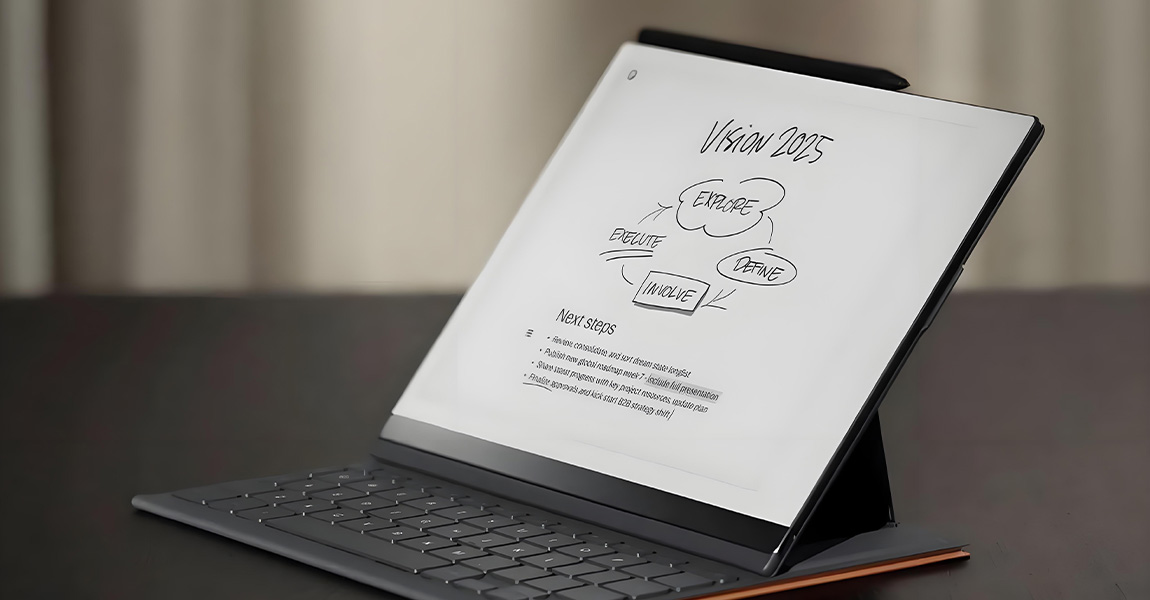 Ink screen technology is applied to office displays