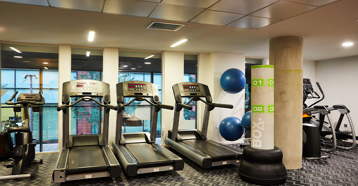 A fitness center in the United States