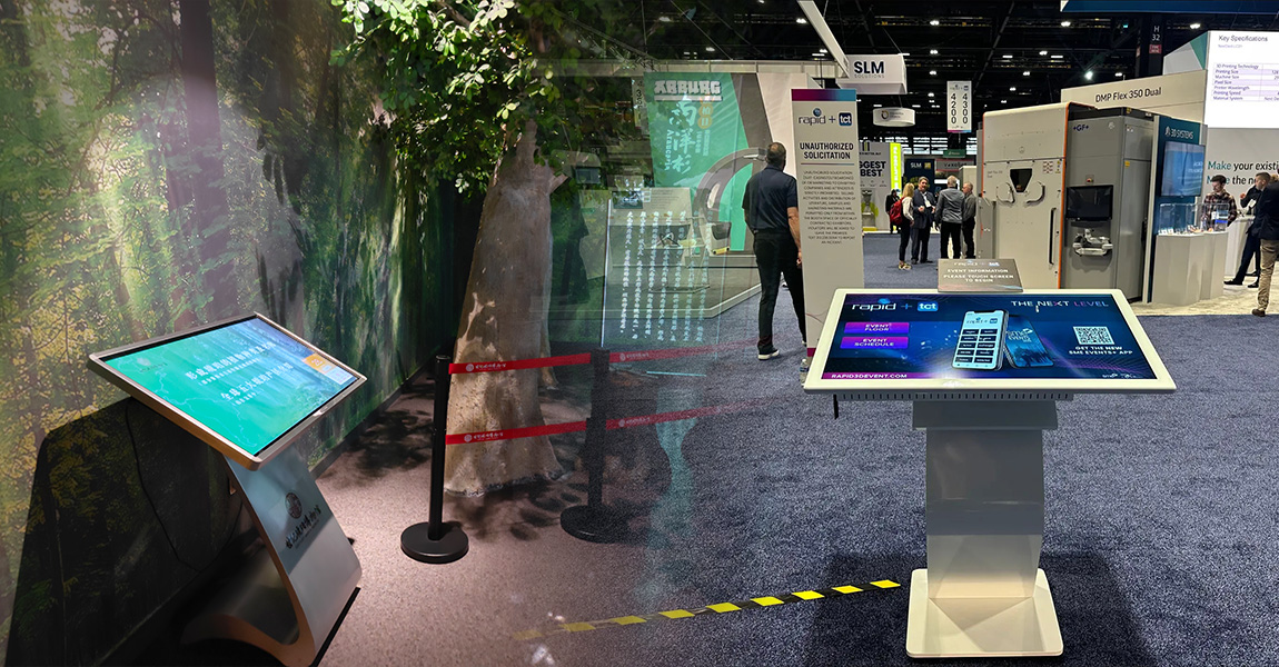 Information kiosk with strong interactive capabilities