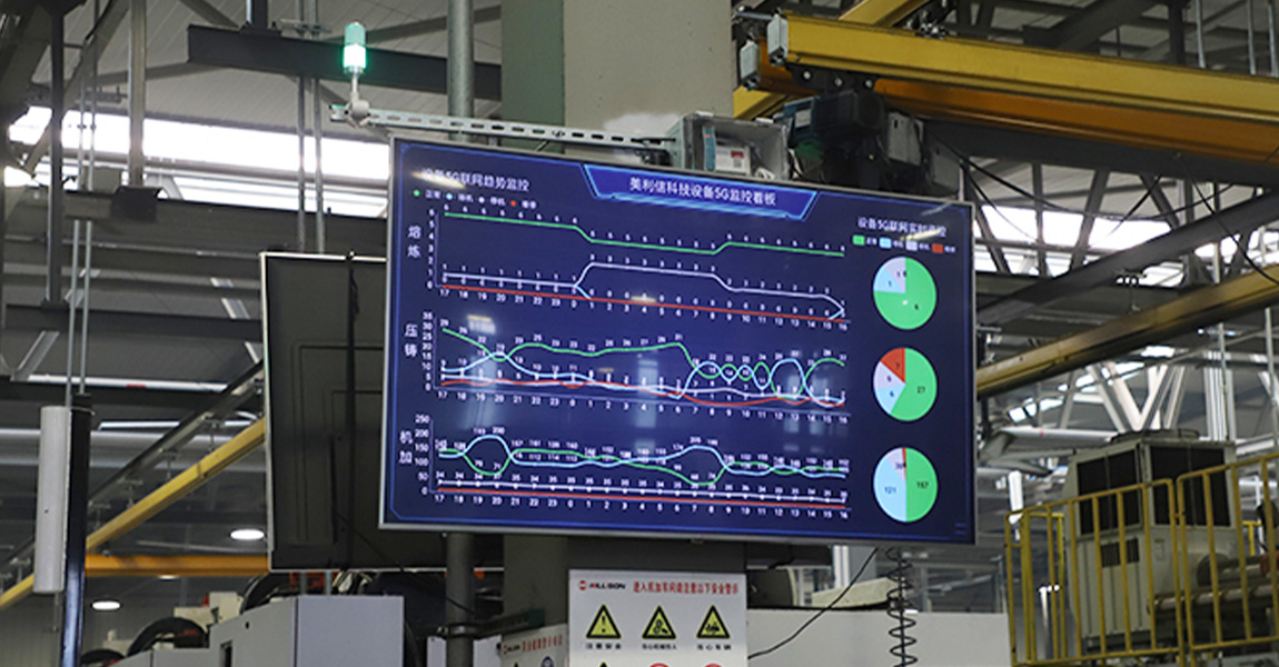 Large-size industrial LCD displays can detect important data of the entire factory line