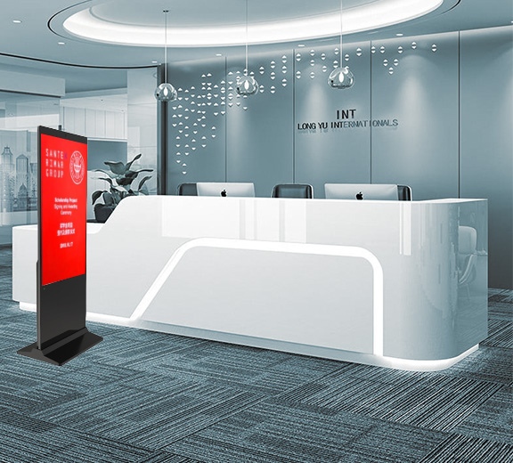 Vertical advertising screen can enhance the modern image of enterprises