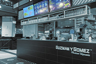 Use digital menu board to let customers see the menu clearly