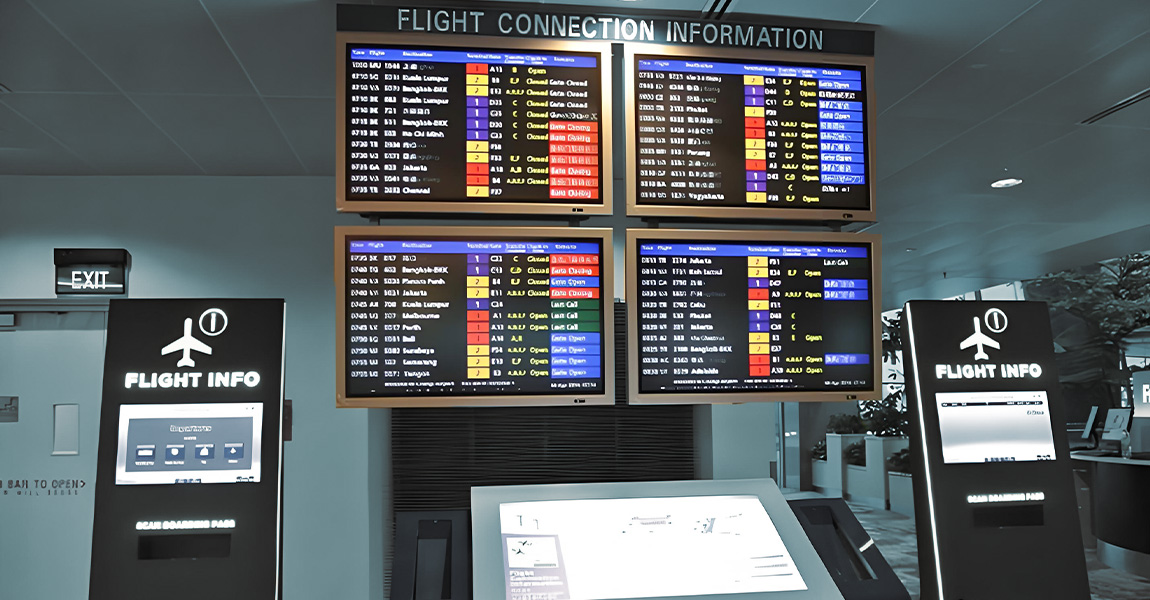 digital signage solutions for public transportation