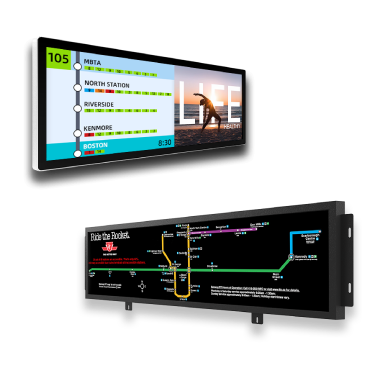 ultra-wide LCD stretched displays