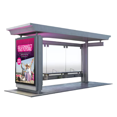 bus shelter digital signage
