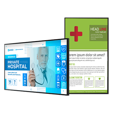 wall mounted digital signage