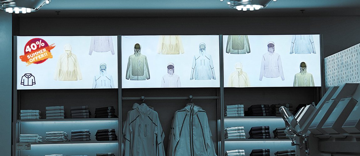 Application of digital signage in the retail industry